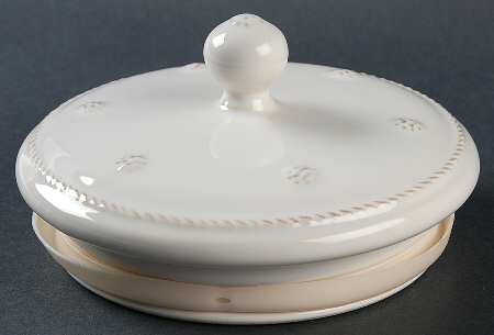 Berry and Thread Whitewash Lid for Small Canister