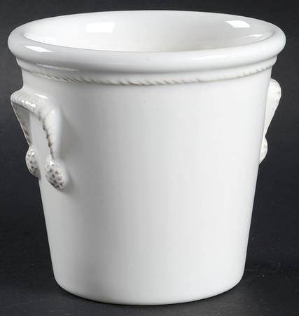 Berry and Thread Whitewash 4" Flower Pot No Underplate