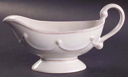 Berry and Thread Whitewash Gravy Boat