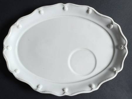 Berry and Thread Whitewash Snack Plate