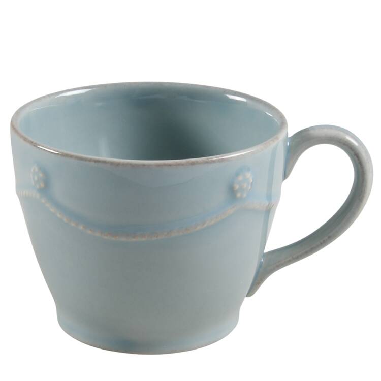 Berry and Thread Ice Blue Flat Cup