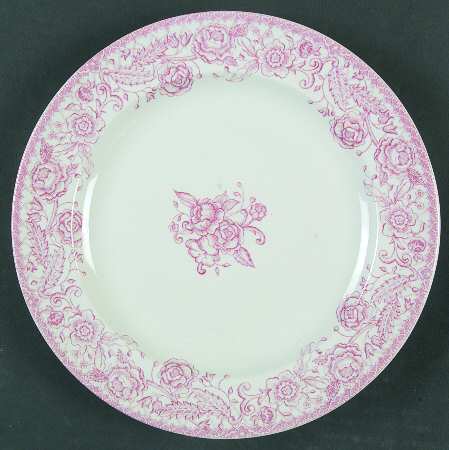 Petite Rose Red Salad Plate