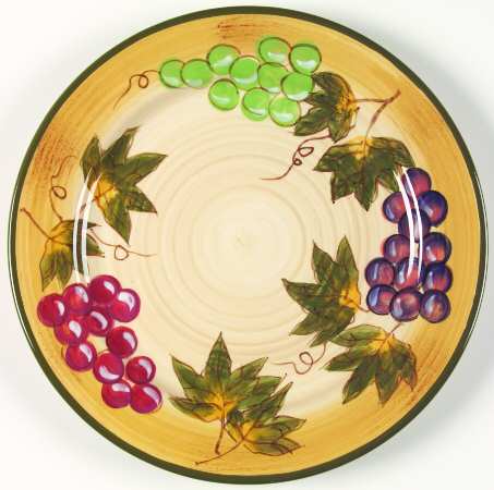 Tuscan Grape Dinner Plate