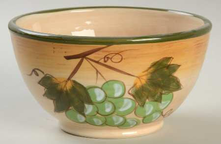 Tuscan Grape Soup/Cereal Bowl