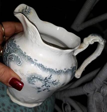 Savannah Blue Gray Creamer