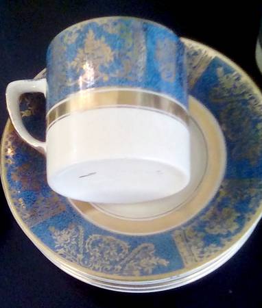 Jb913 Flat Demitasse Cup & Saucer Set