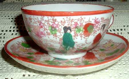 JAP602 Flat Cup & Saucer Set