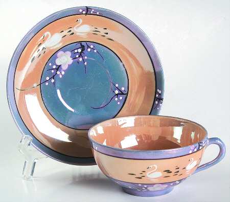 JAP604 Flat Cup & Saucer Set