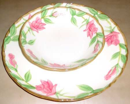 Rose Wood 1 Piece Chip & Dip