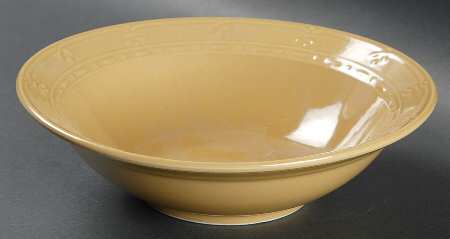 Firenza Dijon Mustard Rim Soup Bowl