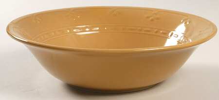 Firenza Dijon Mustard 9" Round Vegetable Bowl