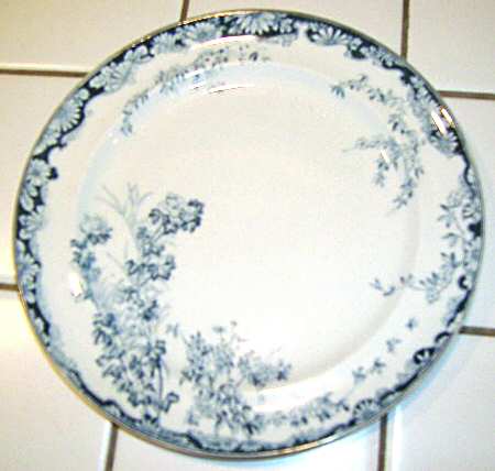 Chatsworth Blue (Gold Trim) by George Jones &amp; Sons