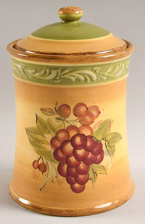 Marsala Tea Canister & Lid