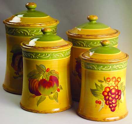 Marsala (4 Piece) Canister Set (Box Set)