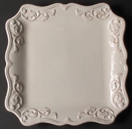 Felice Ivory 13" Square Serving Platter