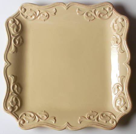 Felice Yellow 13" Square Serving Platter