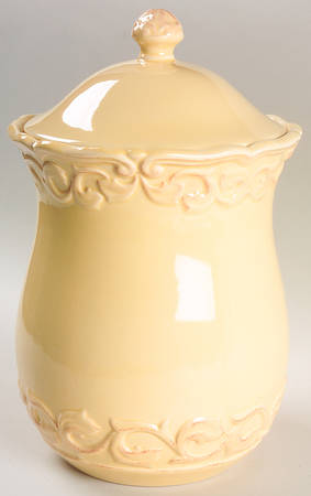 Felice Yellow Large Canister & Lid