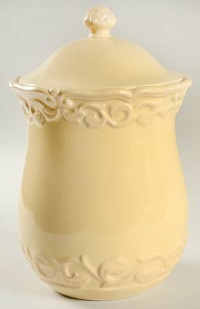 Felice Yellow Medium Canister & Lid