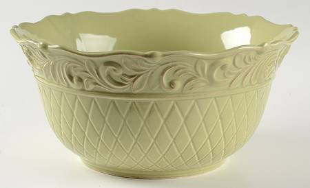 Isabella Sage Green 10" Large Salad Serving Bowl