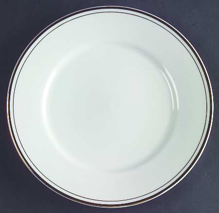 Elegance Gold Tone Salad/Dessert Plate