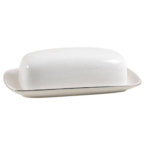 Elegance Platinum Tone 1/4 Lb Covered Butter