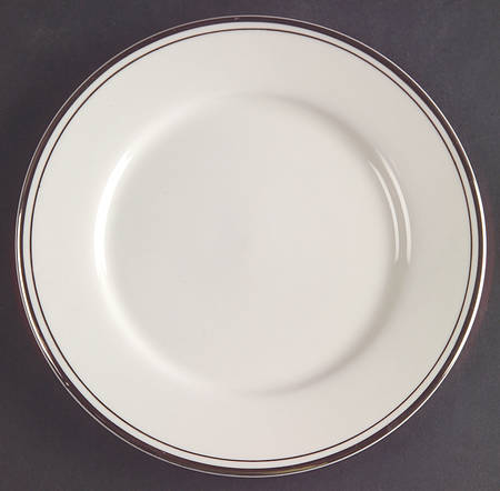Elegance Platinum Tone Bread & Butter Plate