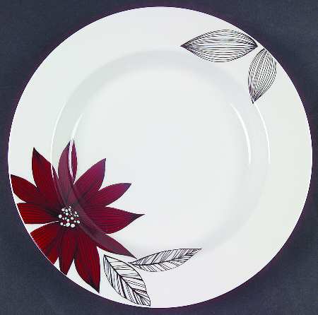 Claret Salad Plate