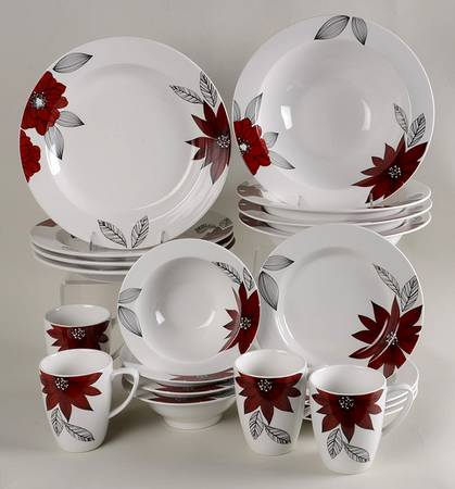 Claret 20 Piece Set