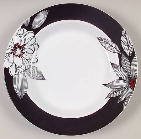 Claret Accent Salad Plate