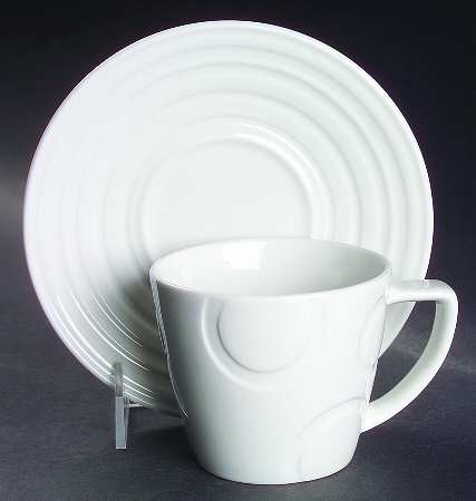 Pulse Flat Cup & Saucer Set