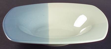 Studio Colortones Blue Rim Soup Bowl