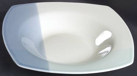 Studio Colortones Blue Rim Soup Bowl