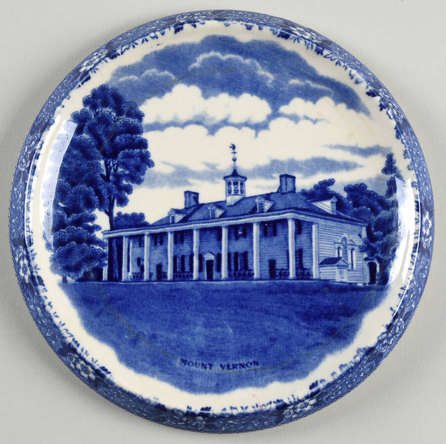 Mount Vernon Blue Tea Tile