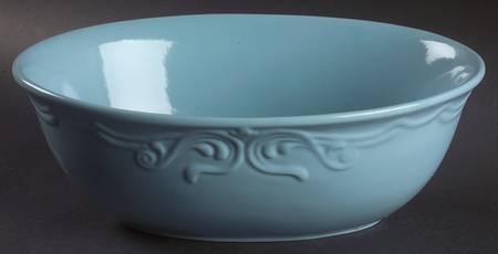 Vanessa Blue 11" Oval Vegetable Bowl