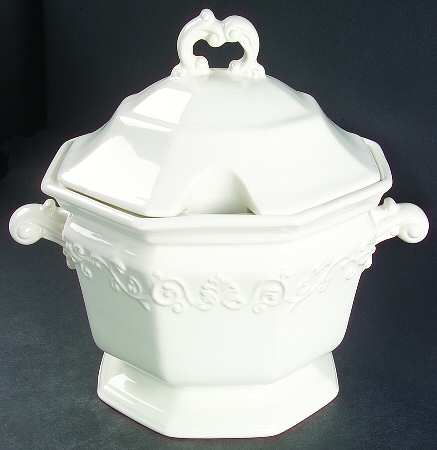 Vanessa White Tureen &  Lid