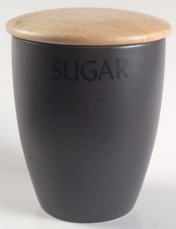 Eclipse Sugar Canister & Wood Lid