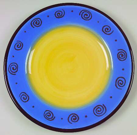 Carmen Blue Dinner Plate