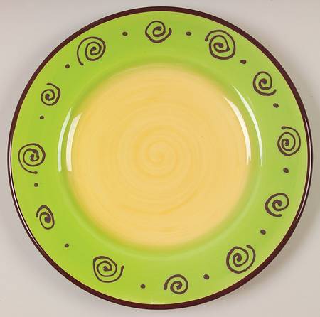 Carmen Green Dinner Plate