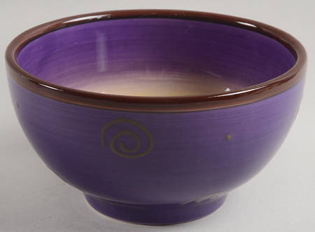 Carmen Purple Soup/Cereal Bowl