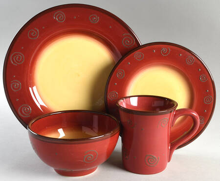 Carmen Cinnamon 4 Piece Place Setting