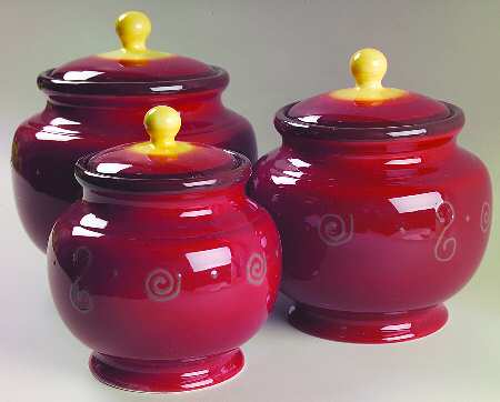 Carmen Cinnamon (3 Piece) Canister Set (Box Set)