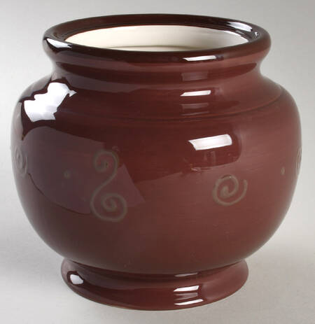 Carmen Brown Medium Canister No Lid