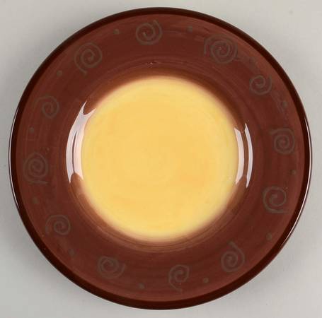 Carmen Brown Salad Plate