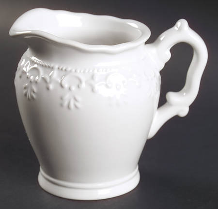 Lace White Creamer