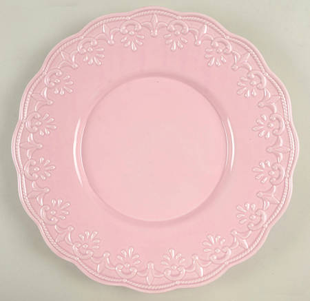 Lace Pink Service Plate (Charger)