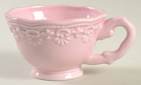 Lace Pink Footed Cup