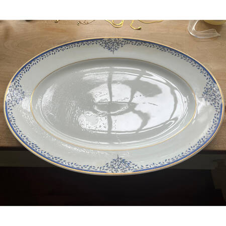 Arborescence 14" Oval Serving Platter