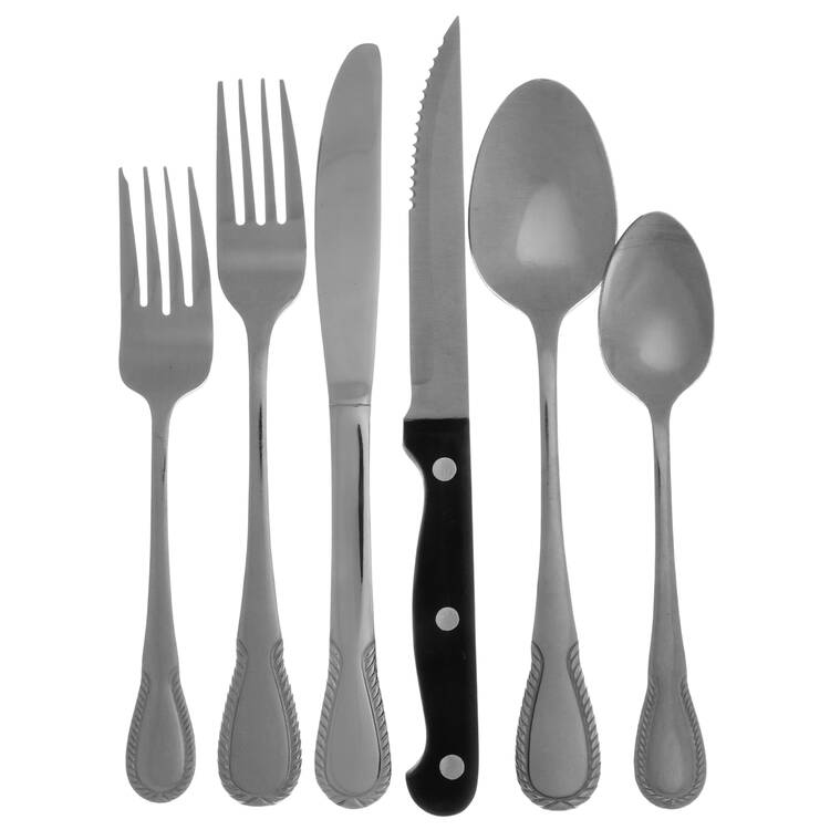 Haley (Basketweave Rim) 48  Piece Estate Set