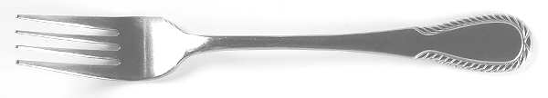 Haley (Basketweave Rim) Dinner Fork (7 1/2" or Larger)