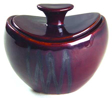 Mahogany Sugar Bowl & Lid